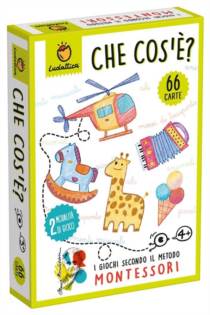 Che cos'è? gioco di carte Montessori